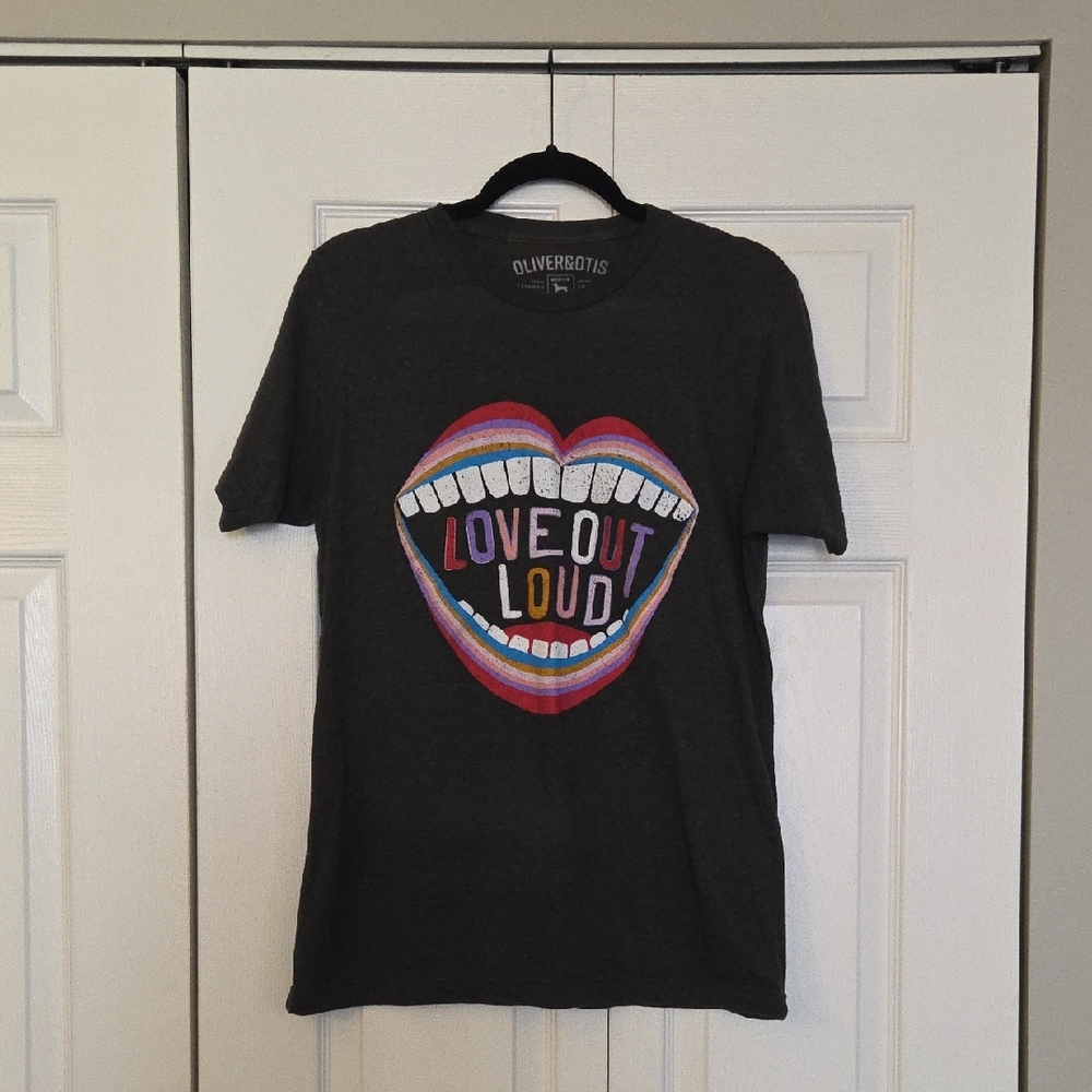 Oliver & Otis Kids Tee - Charcoal with Vibrant Graphic